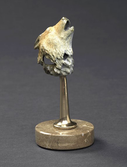 Wolf Bronze Miniature Barry Stein
